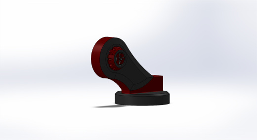 简易机械臂3D数模图纸 Solidworks设计缩略图